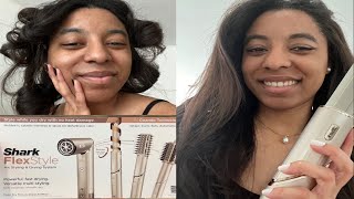 Shark Airwap Review on Relaxed Hair & First Time Officially Going to a Salon | Anissasp Vlog