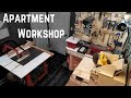 My 95 SQFT Apartment Workshop (SHOP TOUR)