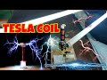 Tesla coil |  How to make simple &amp; powerful Tesla coil at home | Experimentalist.