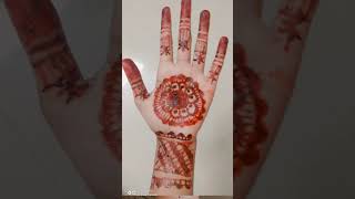 mehndi designs / simple mehndi designs / A N purple 💜 Resimi