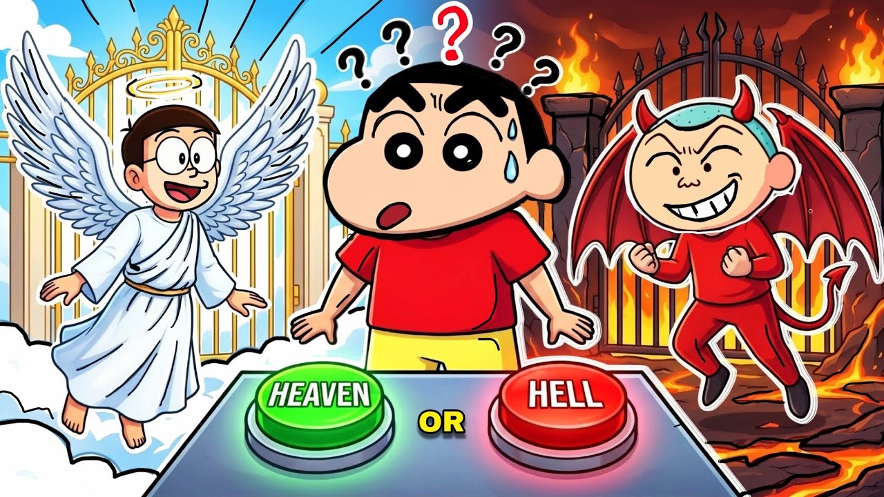 Hell Or Heaven Challenge In Shinchan Vs Masao 😯