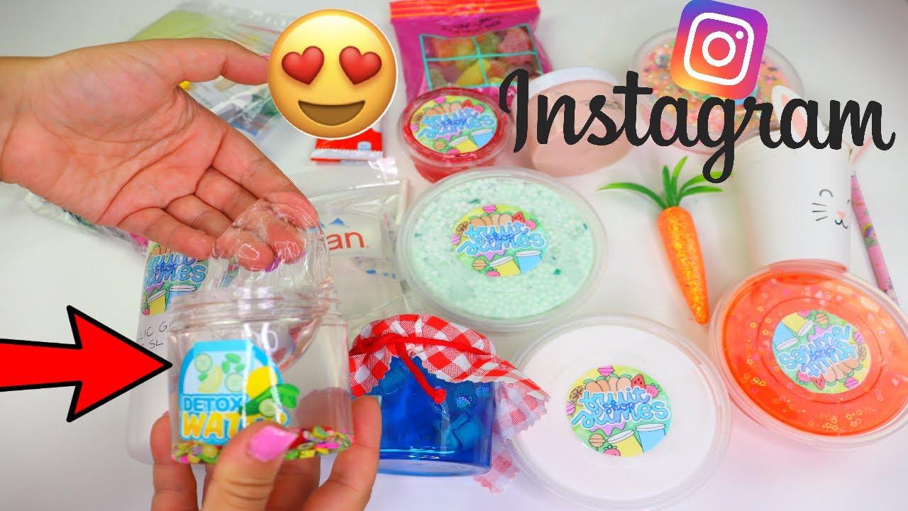 APRO SLIME DA UNA PAGINA DI INSTAGRAM! (FRUIT SLIME SHOP) COME SARANNO?