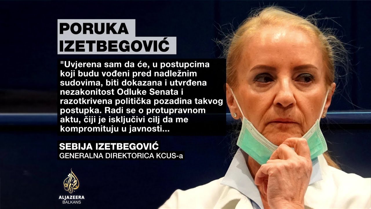 Direktorici KCUS-a Sebiji Izetbegović poništena magistarska diploma