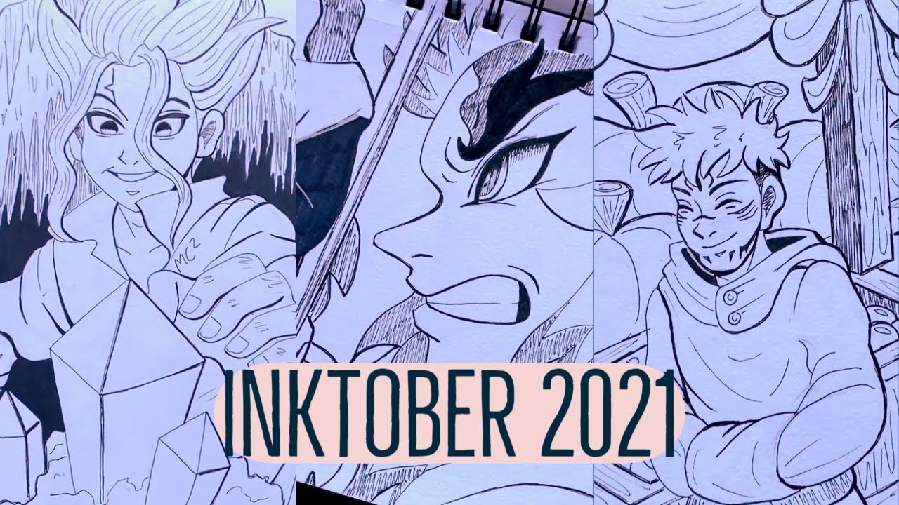 inktober 2021 | sketchbook tour