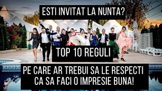 Esti invitat la nunta? Top 10 reguli pe care trebuie sa le respecti ca sa faci o impresie buna!