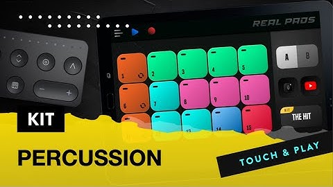 REAL PADS: Kit Percussion + Play  Along