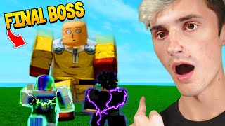 I Fought the ONE PUNCH MAN 👊with the #1 PLAYER (Roblox)