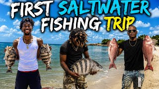 FIRST SALTWATER FISHING TRIP GONE WRONG