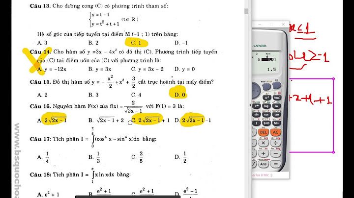 Skill casio version 2.0 trắc nghiệm toán học thần thánh năm 2024