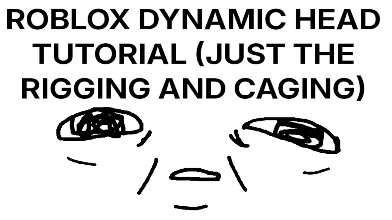 Roblox 2D Dynamic Head Tutorial (Rigging, Posing and Caging) by xXArlyetaXx on roblox
