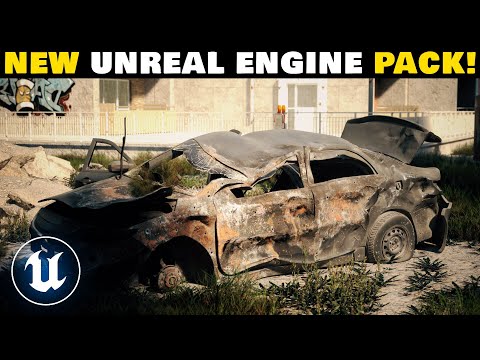 Crashed Car Models for UNREAL ENGINE