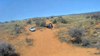 Daihatsu Rocky Isuzu Frontier Whitesand Kalahari 4X4 Sand Dune Route 1.Avi