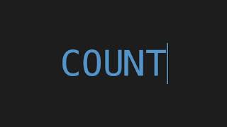 Count in SQL