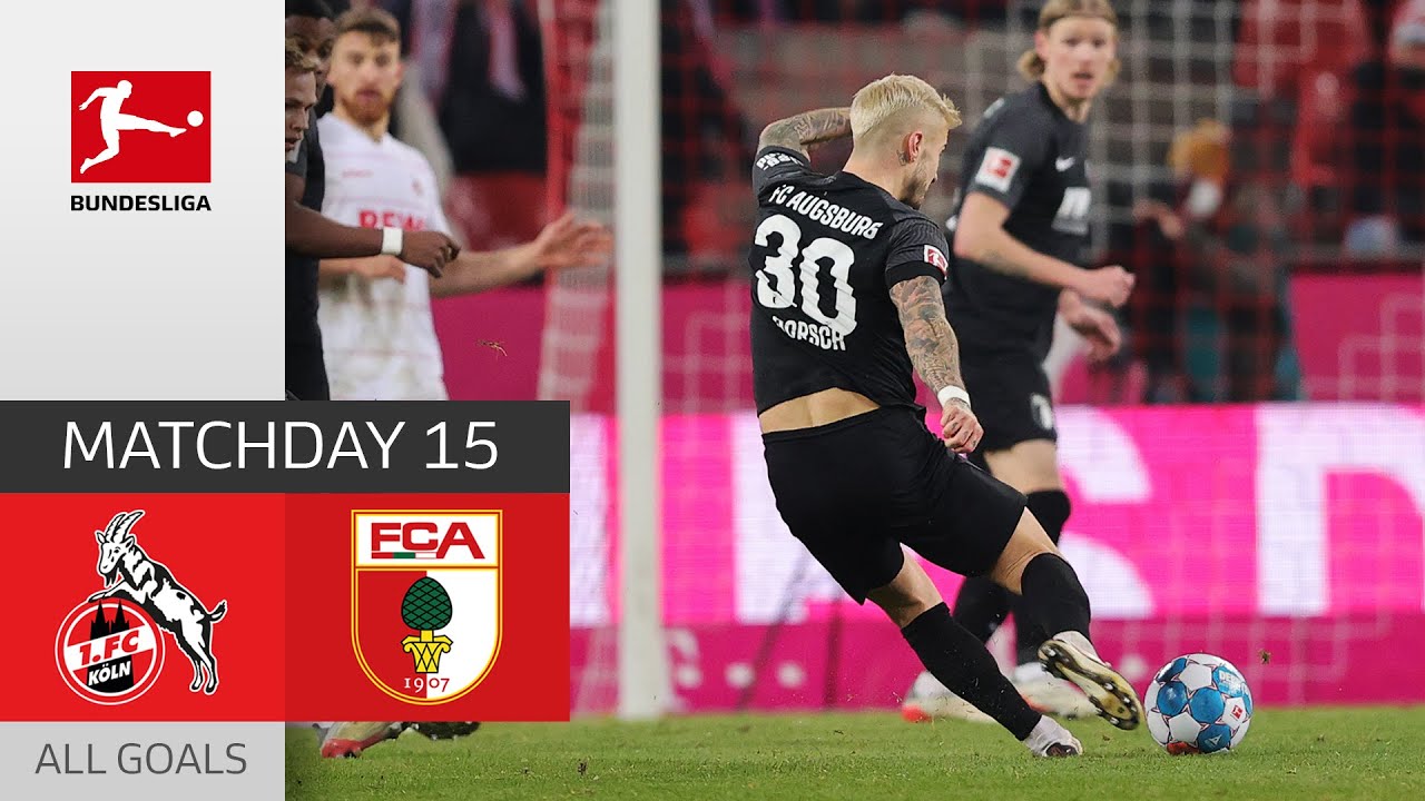 Effective Augsburger Stop Köln’s Home Streak | 1. FC Köln - FC Augsburg 0-2 | All Goals | MD 15
