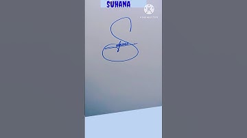 Suhana signature style #suhana name writing#suhana #calligraphy #ytshorts #shorts #sign#viral