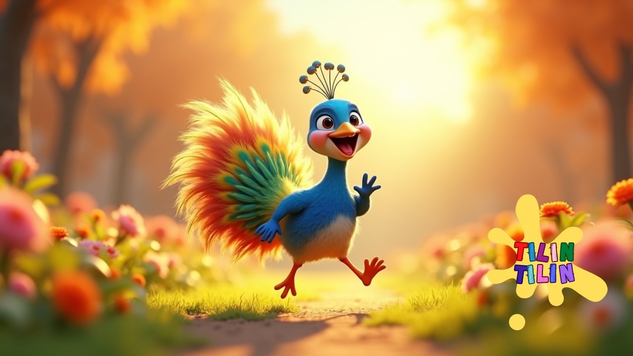 Música Infantil Alegre | Pavão Colorido 🦚 Canções Infantis