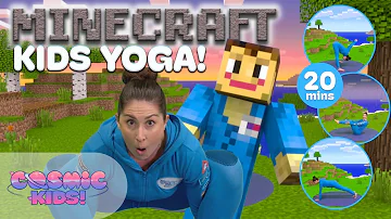 Minecraft | A Cosmic Kids Yoga Adventure! ⛏🧱 - Minecraft Videos for Kids