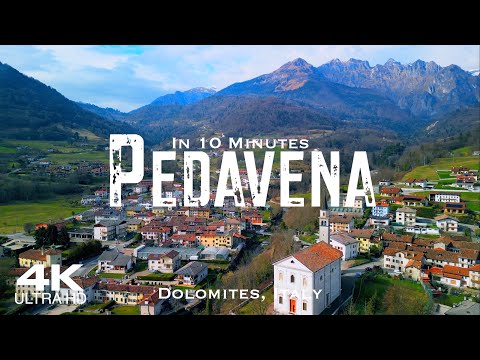 PEDAVENA 2023 🇮🇹 Drone Aerial 4K | Dolomites Fèltre Veneto Italy Italia