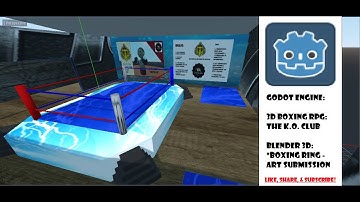 @GodotEngineOfficial Boxing Games for PC & Android - K.O. Club #boxing #3D #at2dgames #thekoclub 💪