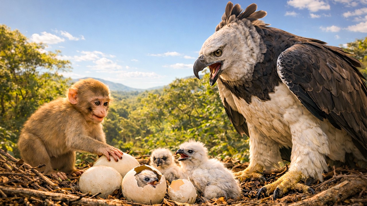 A Mother Eagle’s Impossible Choice | A Jungle Story of Protection & Survival