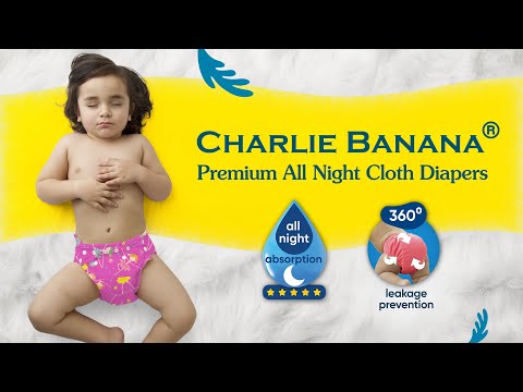 Video: Charlie Banana One Size Hybrid Alles in einem Review