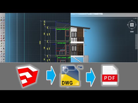 How to Export Autocad File from Sketchup (Cross Section)
