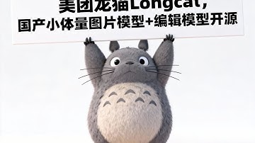 【comfyui】美团龙猫Longcat图片+编辑模型，国产又一小钢炮开源  模型 | longcat | 图片模型 | comfyui | AI研究所