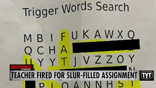 Teacher Fired For Appalling Ignment Filled With Racist Slurs