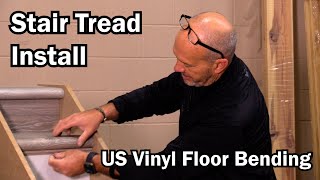 US Vinyl Floor Bending Stair Tread Installation | City Floor Supply