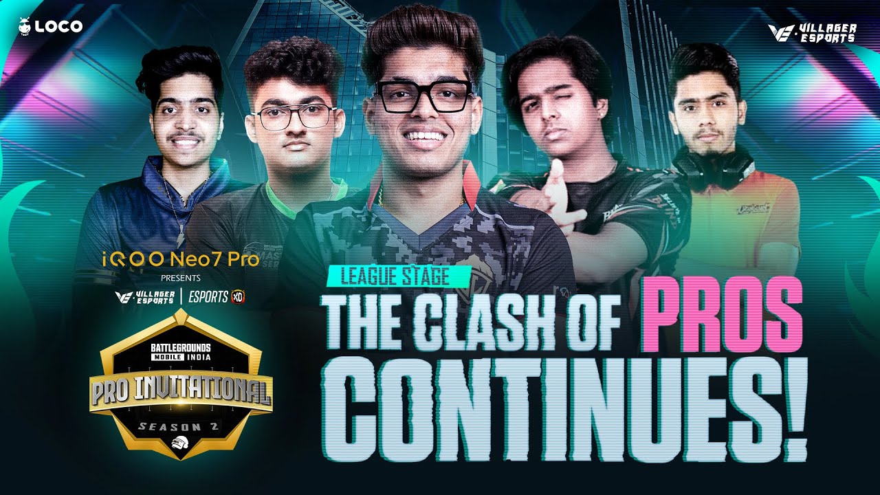 iQOO presents BGMI PRO Invitational - Season 2 By Villager Esports in association with Esports XO