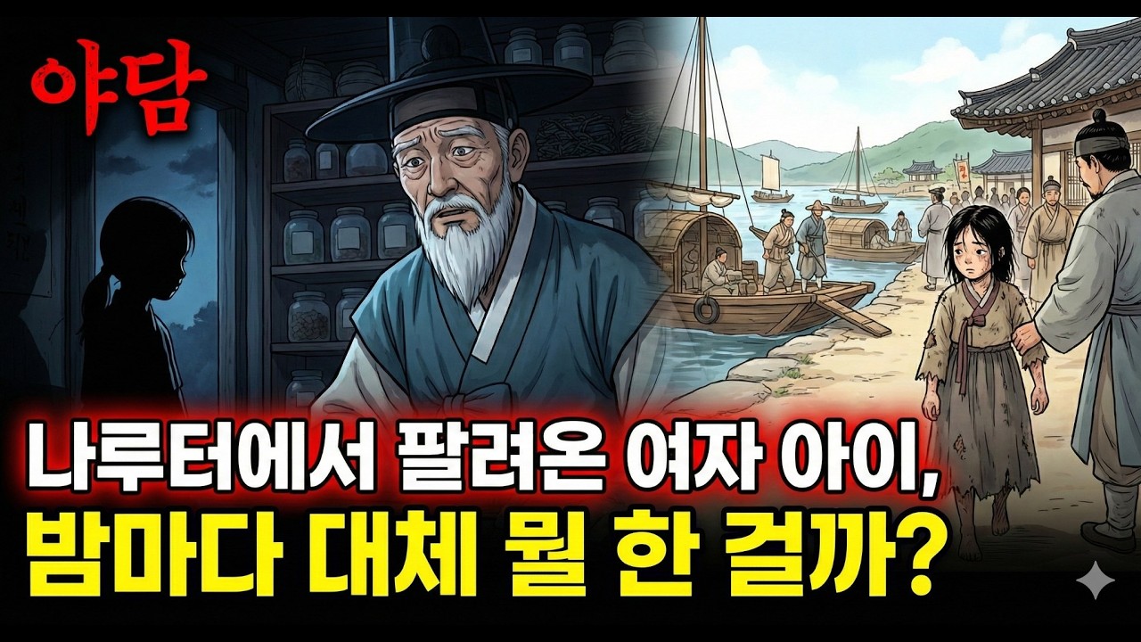 나루터에서 거액에 팔려온 계집, 그녀가 밤마다 작업장에서 몰래 하던 기이한 일ㅣ 민담·야담·설화·전설·오디오북·옛날이야기