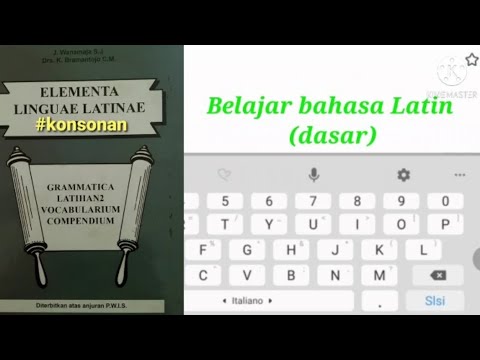 #1 Belajar Bahasa Latin - KONSONAN: Cara pengucapan