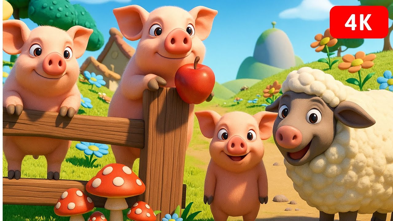 Con Heo Đat Remix, Heo Con Ham Chơi - Nhạc Thiếu Nhi Vui Nhộn - Chú Vịt Con