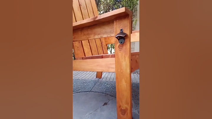 Silla para Terraza de Madera