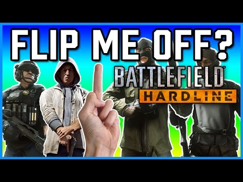 AWP POWER & FLIP ME OFF?!? (Battlefield Hardline Beta Gameplay)