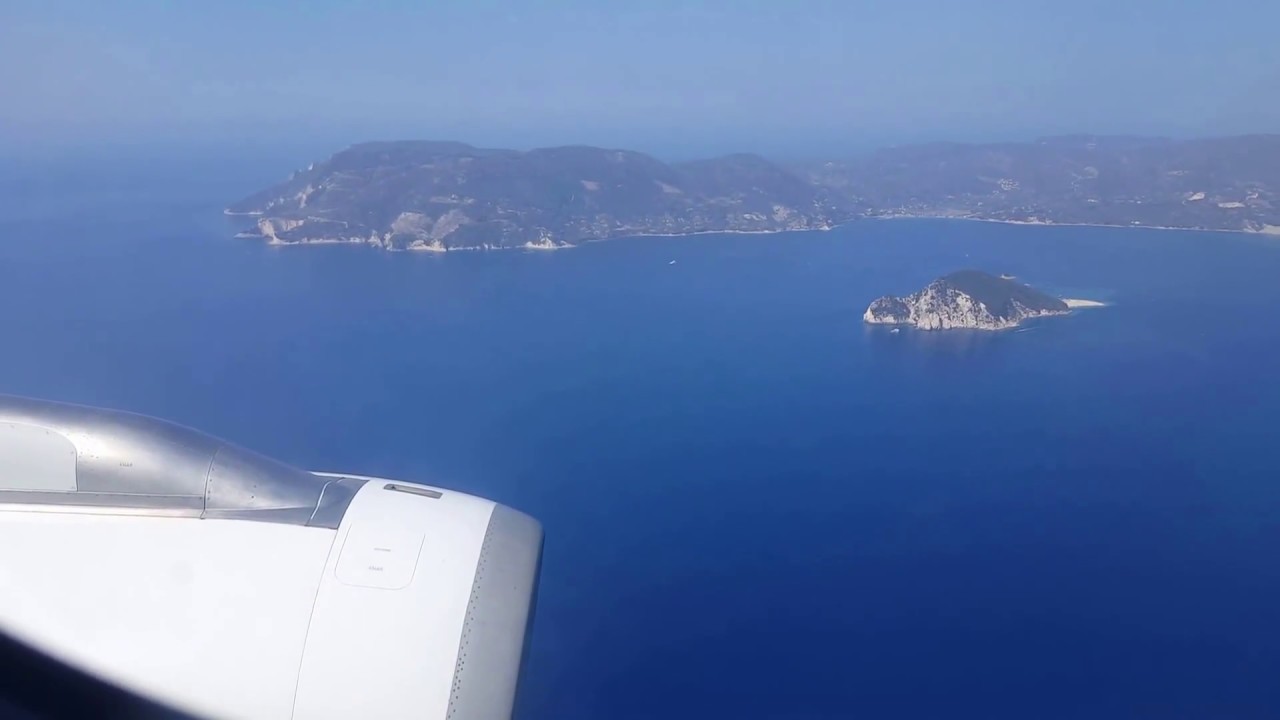 Landing at zakynthos. Airbus A321 Thomas Cook airlines - YouTube