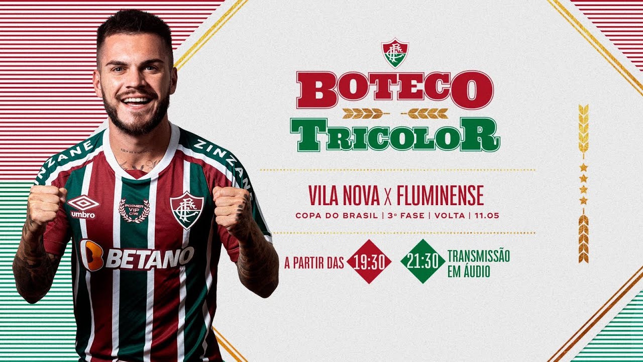 AO VIVO - VILA NOVA-GO X FLUMINENSE | COPA DO BRASIL 2022 - YouTube
