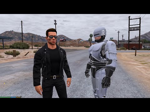 GTA 5 Terminator 🆚 Robocop