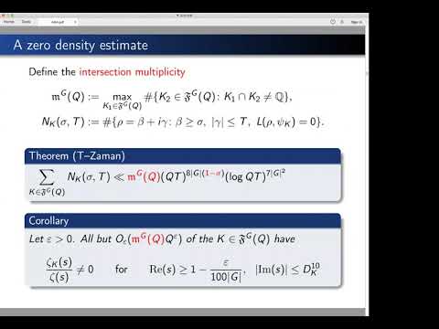 J.Thorner-An approximate form
