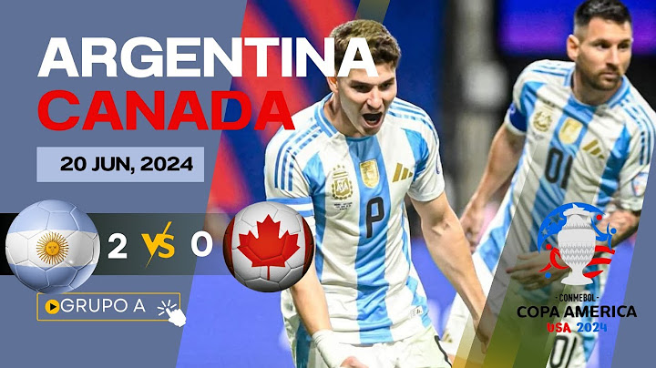 Argentina 2 - 0 Canadá | Copa América 2024 | Julián y Lautaro le dieron el triunfo a la Argentina
