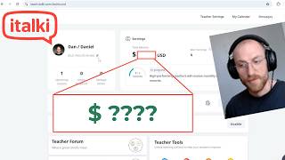 italki teacher dashboard DEEP DIVE - 1 month in