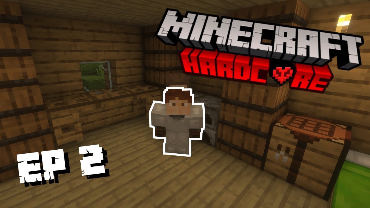 Hardcore Minecraft: Building My First Base and Finding Diamonds! - YouTube