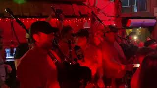 Pipes & Drums at FDIC Indianapolis 2022 at the Wild Beaver Saloon