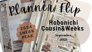 Hobonichi Cousin & Weeks | September Planner Flip | 2024 Sneak Peak