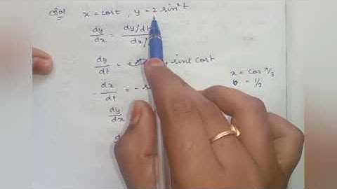 Find the tangent and normal to the curves at the given point on the curve x=cost, y=2sin^2t at t=π/3