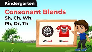 Consonant Blends - Sh Ch Wh Ph Dr Th Reading With Phonics Kindergarten