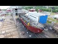 Этапы строительства дноуглубительного судна "Юрий Маслюков"