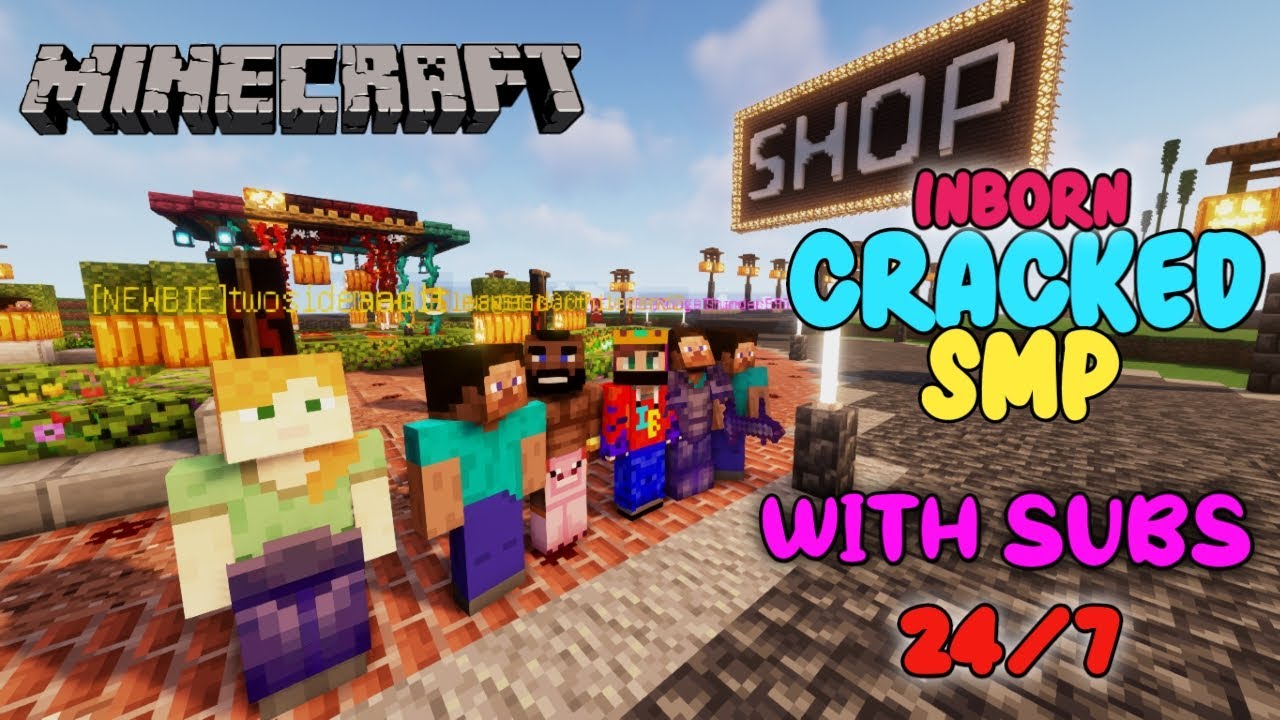 Minecraft Live Public SMP Hindi | Playing Cracked Java & MCPE SMP With ...