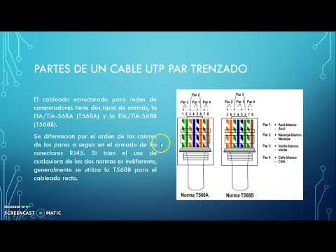 Video: Cómo Conectar Par Trenzado