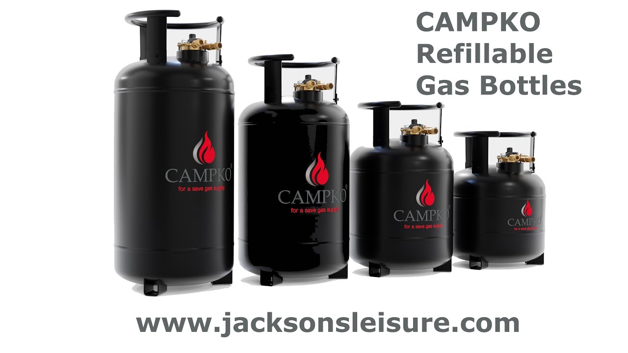 Campko Refillable LPG Gas Bottles Caravan Motorhome Campervan and